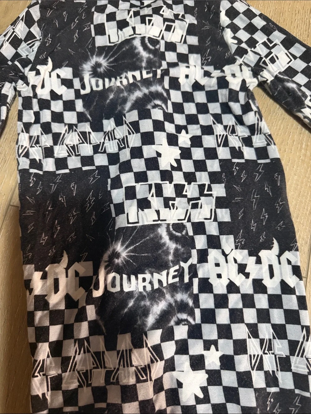 Bamboo zippy|80s band print|18-24M
